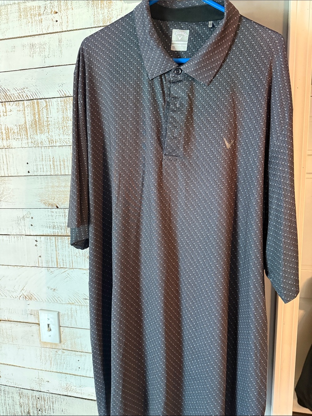 Callaway Men's Charcoal Micro-Dot Polo